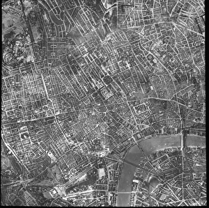 An aerial view of London including Hyde Park Corner An aerial view of London including Hyde Park Corner