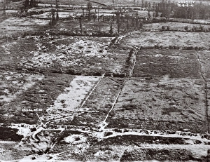 Aerial view near Neuve Eglise, West Flanders, Belgium, WW1 Aerial view near Neuve Eglise, West Flanders, Belgium, WW1