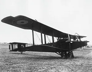 AFC Handley Page biplane at Haifa, Palestine, WW1 AFC Handley Page biplane at Haifa, Palestine, WW1