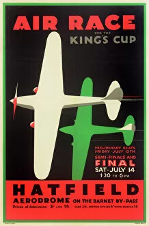 Royal Aeronautical Society Collection: Air Race for the Kings Cup Poster