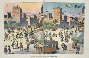 Airships are getting so dreadfully commonplace, 1911 Print