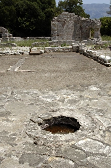 Albania. Butrint. Roman house changed into palace in the 5t Albania. Butrint. Roman house changed into palace in the 5t