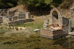 Albania. Butrint. Temple of Asklepios Albania. Butrint. Temple of Asklepios
