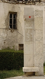 Albania. Gjirokaster. Communist monument Albania. Gjirokaster. Communist monument