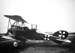 Prints of Albatros C IX prototype German biplane used by Manfred von Richthofen for personal transport. Date: circa 1917 Airplanes And Aviation Prints: Albatros C IX Prototype Print circa 1917