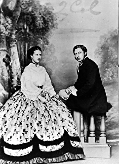 Albert Edward, Prince of Wales with Alexandra, Princess of W Albert Edward, Prince of Wales with Alexandra, Princess of W