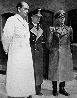 Albert Speer, Admiral Doenitz and General Jodl; Second World Albert Speer, Admiral Doenitz and General Jodl; Second World