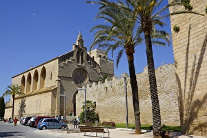 Alcudia, Mallorca, Spain, - Saint Jaume Church Alcudia, Mallorca, Spain, - Saint Jaume Church