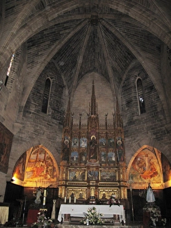 Alcudia , Mallorca, Spain - Sant Jaume Church Alcudia , Mallorca, Spain - Sant Jaume Church