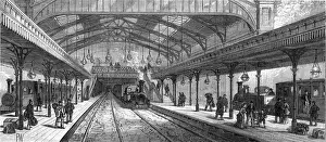 Aldgate Terminus, Metropolitan Line Extension 1876 Print
