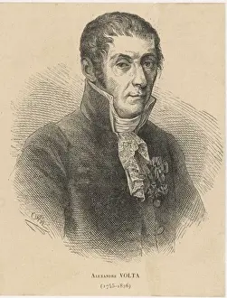 18th Century Scientist Prints: Alessandro Volta
