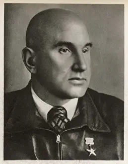 Prints of ALEXANDER MIKULIN Russian engineer, noted for his design of aicraft engines Aviation Prints: Alexander Mikulin Print: Russian Engineer and Aircraft Engine Designer