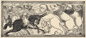 Alexander the Great Print: Creatures encountered in Asia