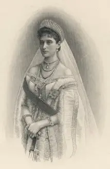 Print of Alexandra, Empress of Russia