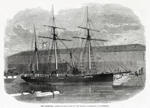 Alexandra, Lately Exchequered by the British Government, at Liverpool. Date: 1863 Alexandra, Lately Exchequered by the British Government, at Liverpool. Date: 1863