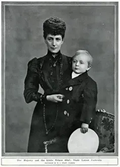 British Royalty History Prints: Alexandra / Olaf Stuart