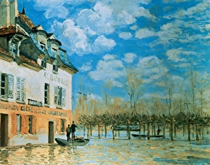 Alfred Sisley (1839-1899). Impressionist painter. The Boat Alfred Sisley (1839-1899). Impressionist painter. The Boat