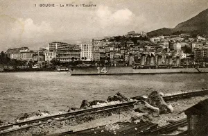 Algeria - Bejaia - The Town and French Naval Squadron Algeria - Bejaia - The Town and French Naval Squadron