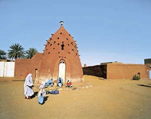 ALGERIA. EL OUED. Timimoune. Typical house built ALGERIA. EL OUED. Timimoune. Typical house built