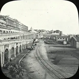 Algiers Boulevards Print - Terraced Streets, circa 1900