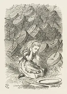 Alice In Wonderland Prints: Alice and the Drums