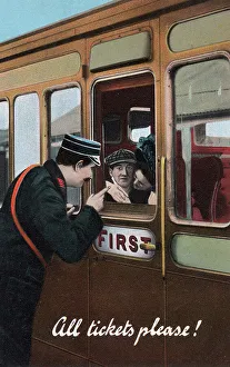 All Tickets Please - Conductor interrupts a Romantic Moment All Tickets Please - Conductor interrupts a Romantic Moment