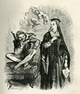 Alls Well That Ends Well - The Clown and Helena Print, 1862
