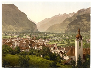 Altdorf, general view, Lake Lucerne, Switzerland Altdorf, general view, Lake Lucerne, Switzerland