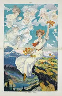 Vintage American Cartoons Prints: See America first