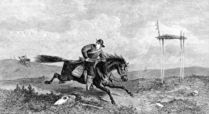 The American Pony Express. En Route from the Missouri River The American Pony Express. En Route from the Missouri River