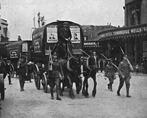 London Bridge Station History Prints: Ammunition waggons