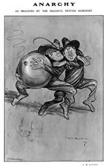 H M Bateman Cartoons Prints: Anarchy by H. M. Bateman