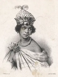 Prints of Anna Nzinga, also known as Ana de Souso Nzinga Mbande, 17th century queen of the Ndongo and Matamba kingdoms of the Mbundu people in south western Africa Angola Prints: Anna Nzinga Queen of Ndongo and Matamba Print