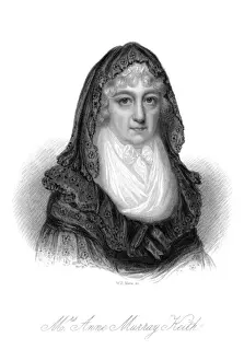 Anne Murray Keith Print, 18th Century Portrait