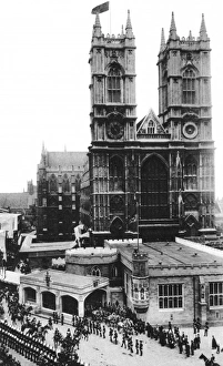 Annexe built on Westminster Abbey for George V coronation Annexe built on Westminster Abbey for George V coronation