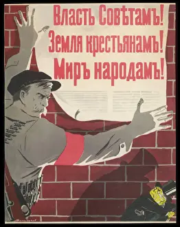Anti-Bourgeois Print: Communist Worker and Bourgeois Capitalist