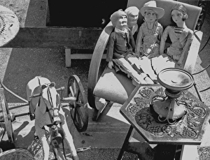 Antiques stall, Duras, Lot-et-Garonne, France Antiques stall, Duras, Lot-et-Garonne, France