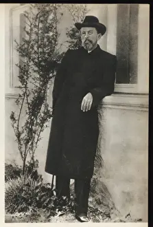Prints of ANTON CHEKHOV Russian writer, author of Three sisters, Seagull, Cherry orchard, Uncle Vanya and more, photographed at Yalta in 1900 Russia Prints: Print of Anton Chekhov, Russian writer, photographed at Yalta in 1900