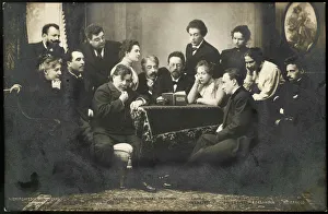 Anton Chekhov with Moscow Art Theatre group Anton Chekhov with Moscow Art Theatre group