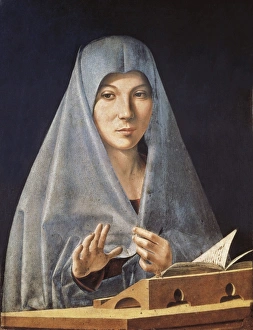 Antonello da Messina. Virgin Annunciate. ca Antonello da Messina. Virgin Annunciate. ca