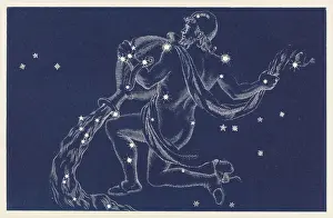 Aquarius Constellation Print