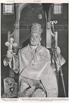 Royal Wedding 1934 Prints: Archbishop Germanus