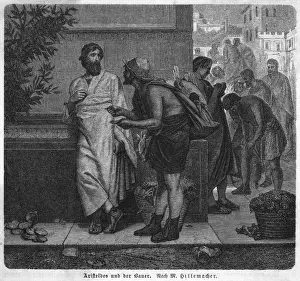 Historical Figures Of Greece Prints: Aristides and the Farmer