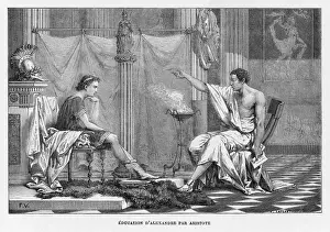 Greek Philosopher Portrait Prints: ARISTOTLE