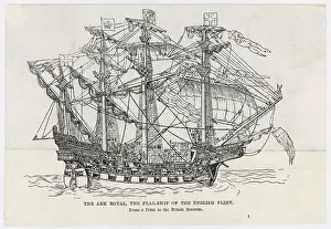 Historic Naval Vessels UK Prints: The Ark Royal