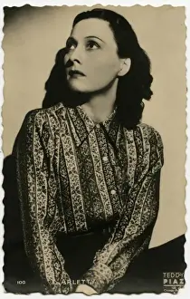 French Entertainment History Prints: Arletty