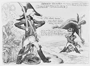 British Cartoons Prints: Armed-heroes