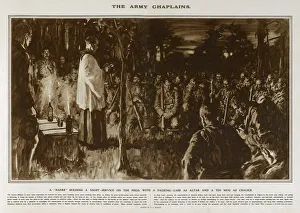 Army Chaplain in Great War Deeds, WW1 Army Chaplain in Great War Deeds, WW1