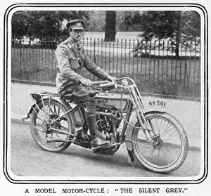 Harley-Davidson Prints: Harley Davidson 1916 Model Motorcycle Print