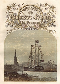 Arrival of the royal couple at Antwerp, 1858 Arrival of the royal couple at Antwerp, 1858